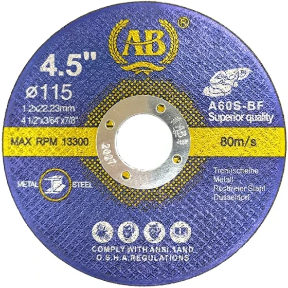 مینی برش استیل AB سایز 115×1